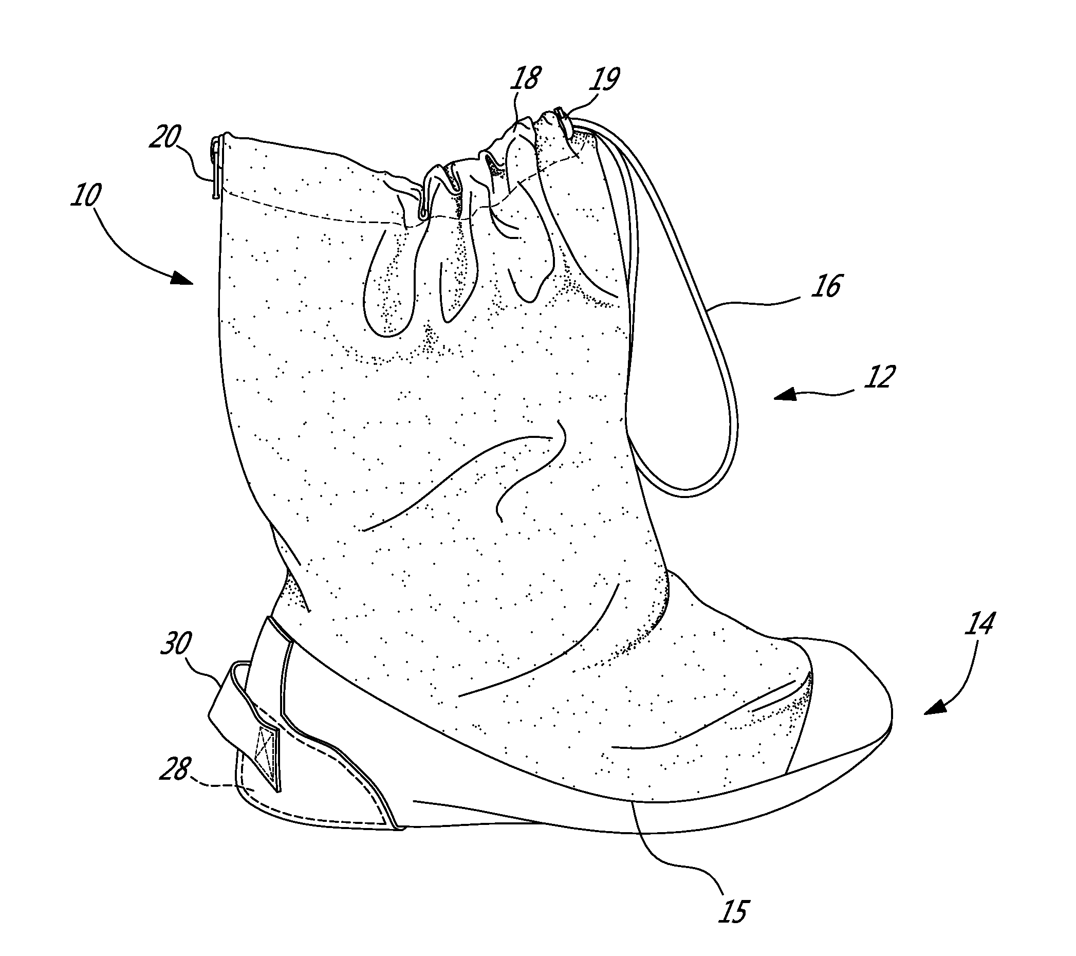 Foldable protective overshoe and method of manufacturing