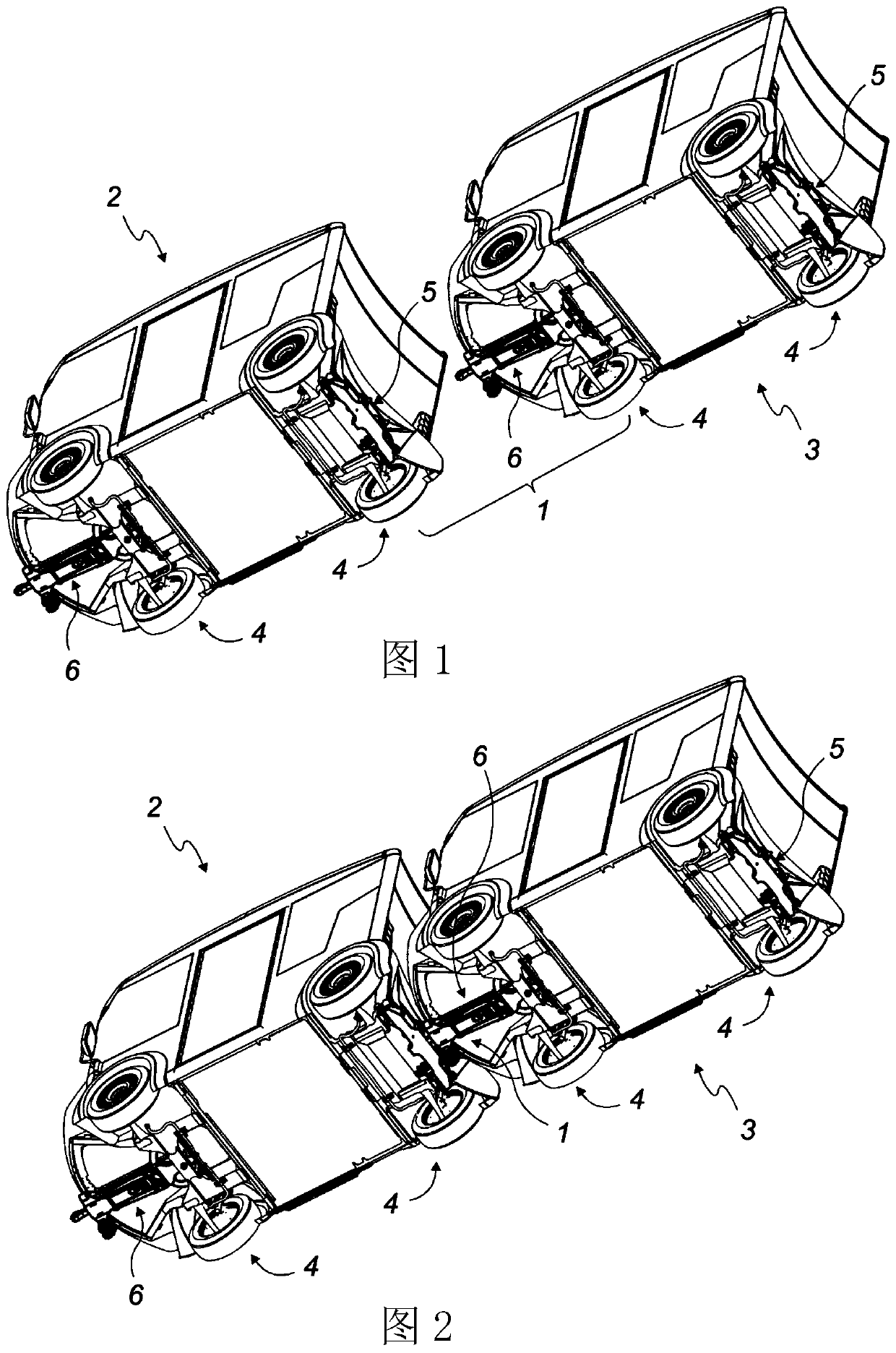 Automatic locking drawbar coupling