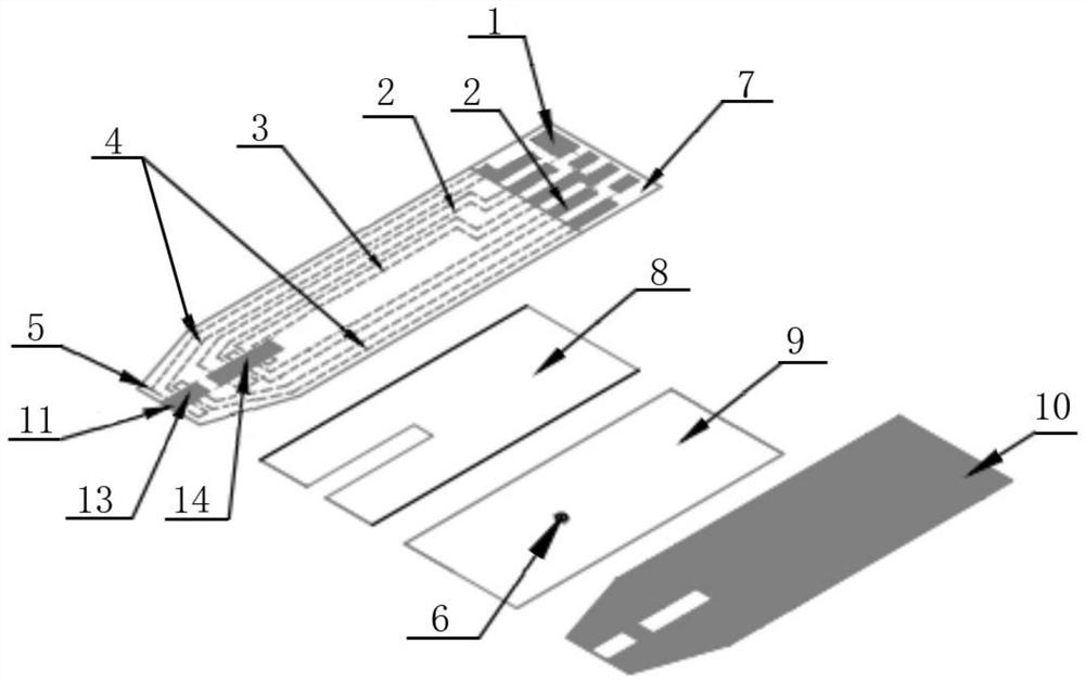 Electrochemical bar-code-free blood glucose test paper and preparation method thereof