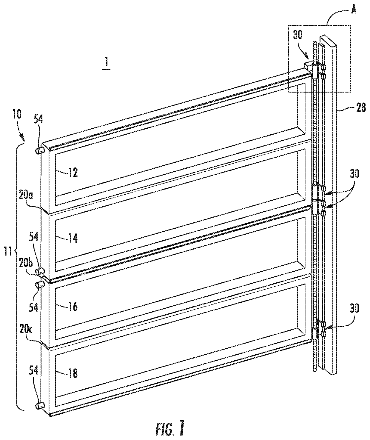 Vertical door system with ball screw drive