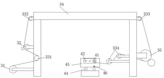 A soft and hard heterogeneous conveyor belt guide film