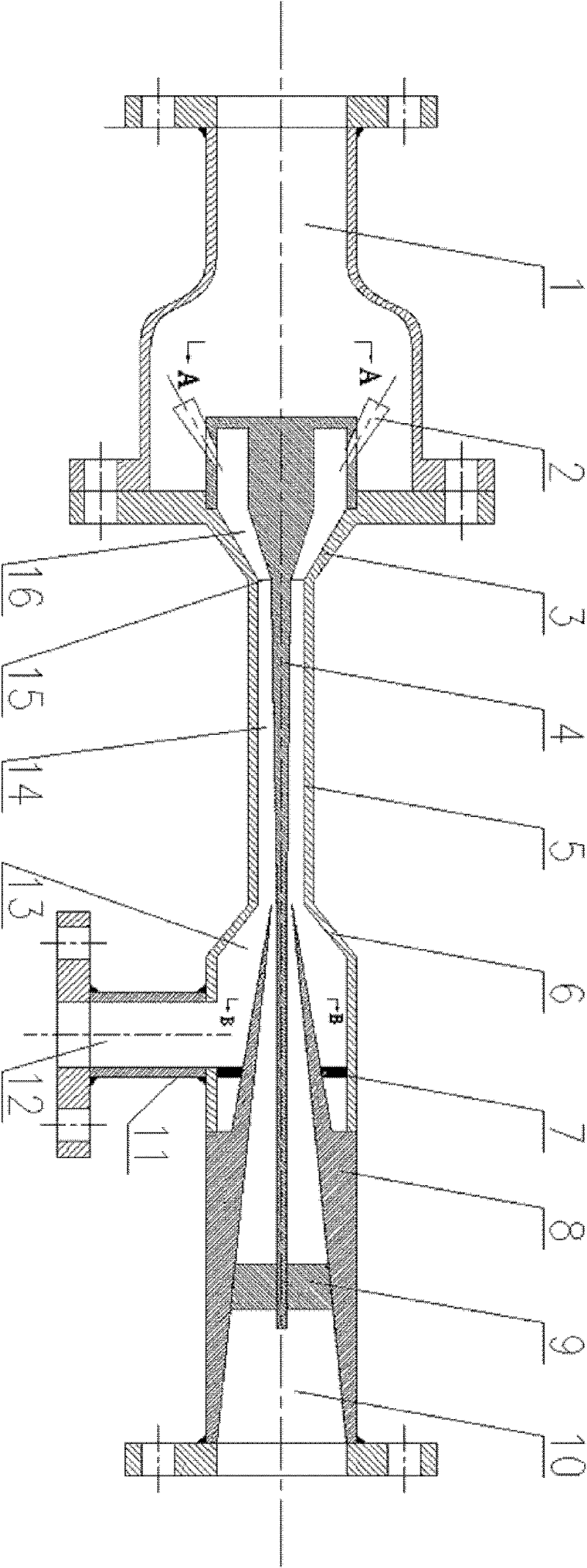 Ultrasonic condensing and separating device with multiple air inlet nozzles