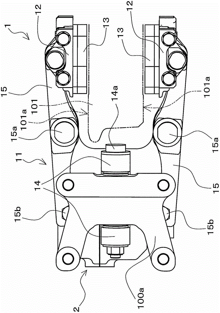 Brake cylinder device and disc brake device