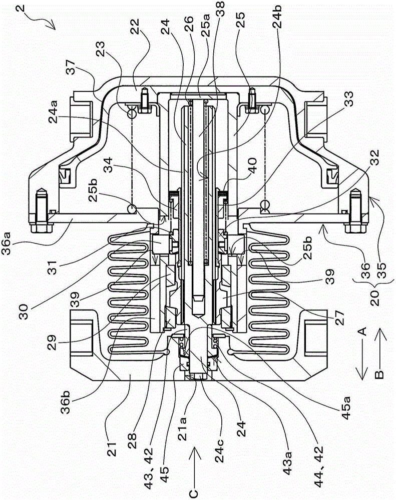 Brake cylinder device and disc brake device