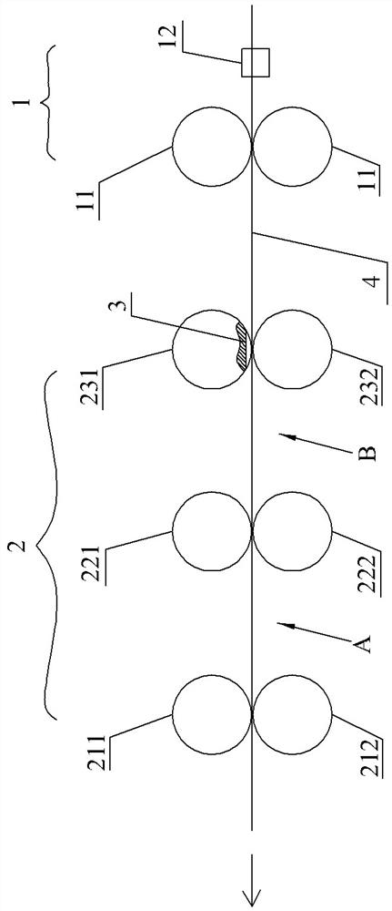 A polylactic acid colored long slub yarn and drawing device and processing method for processing thereof