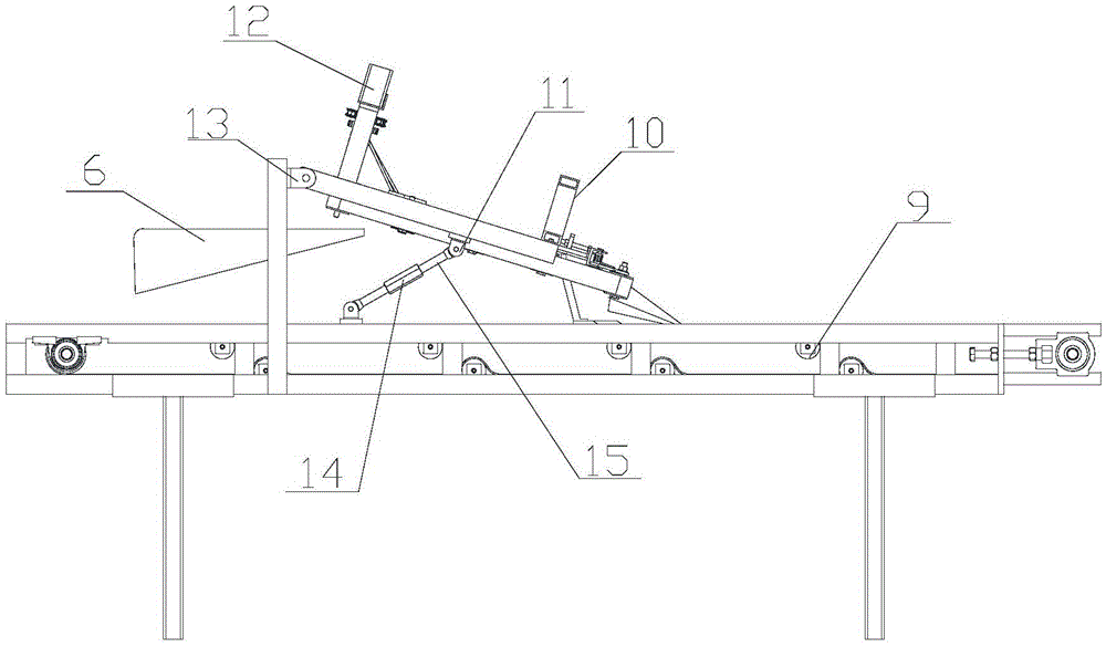 Intelligent control test device and test method for continuous harvesting of whole green-leaf vegetables