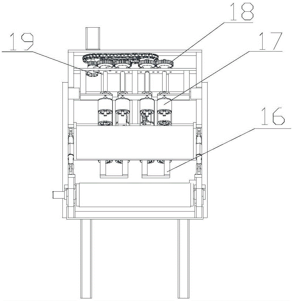 Intelligent control test device and test method for continuous harvesting of whole green-leaf vegetables