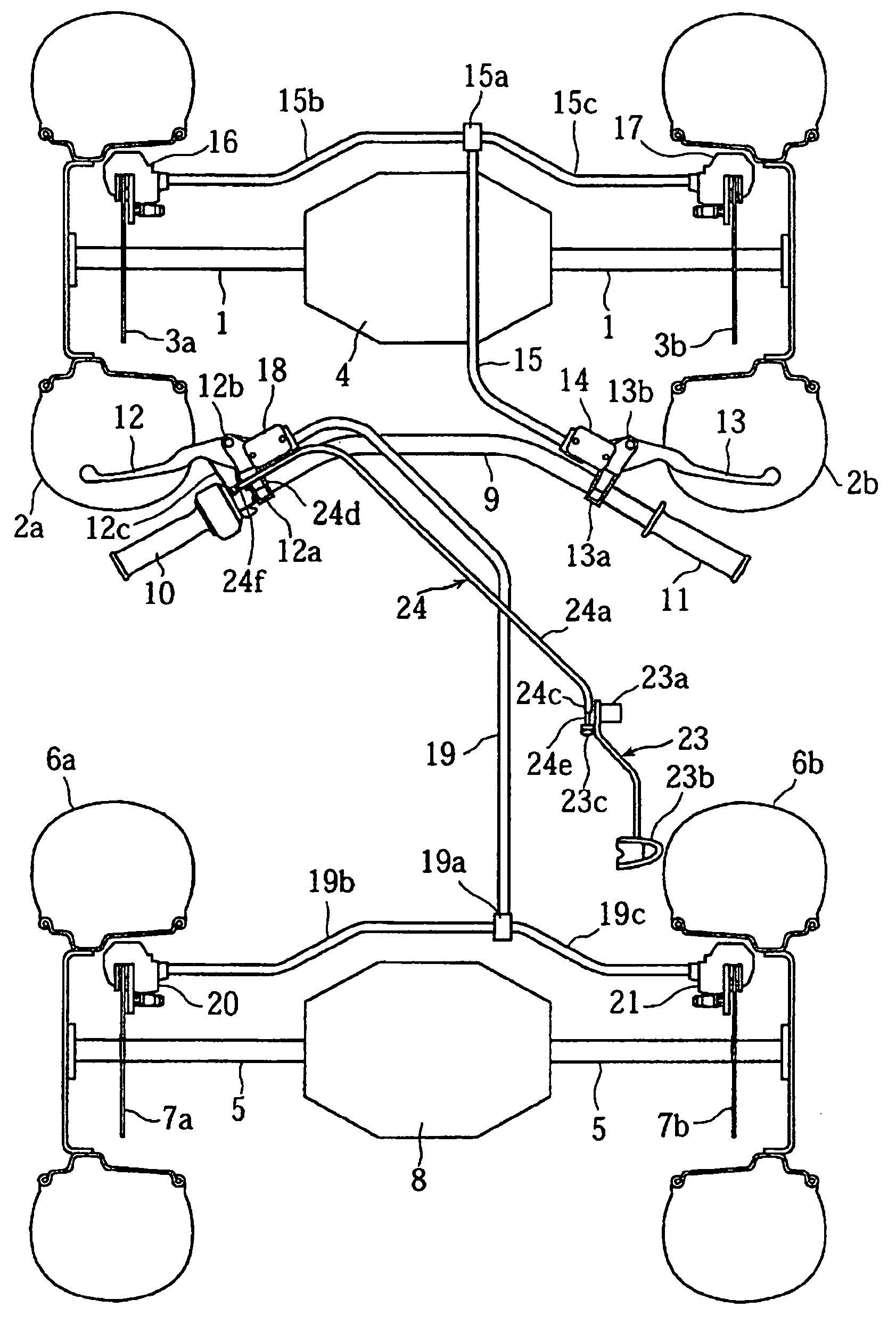 Brake system for straddle-type vehicle