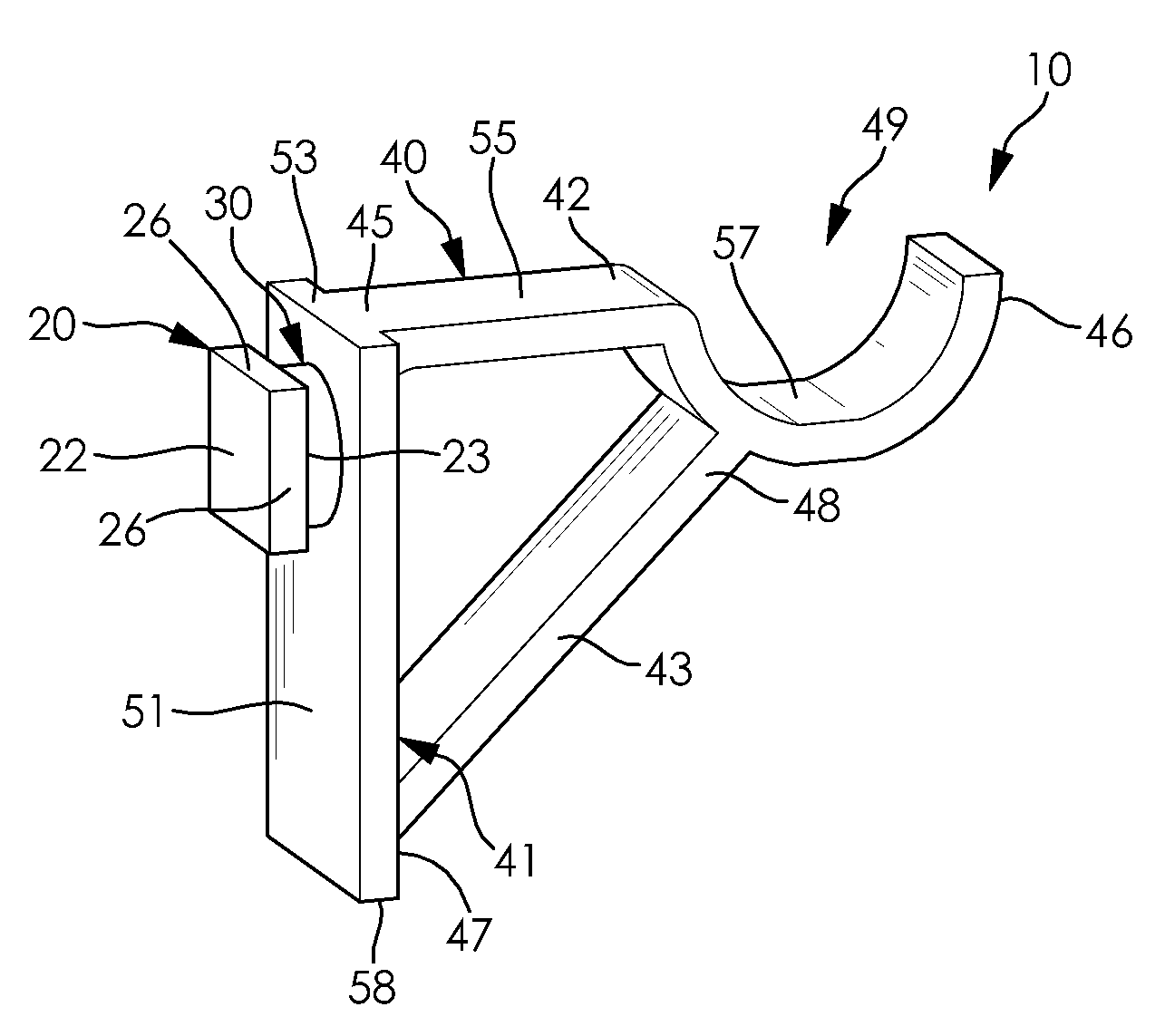 Removable hanging device