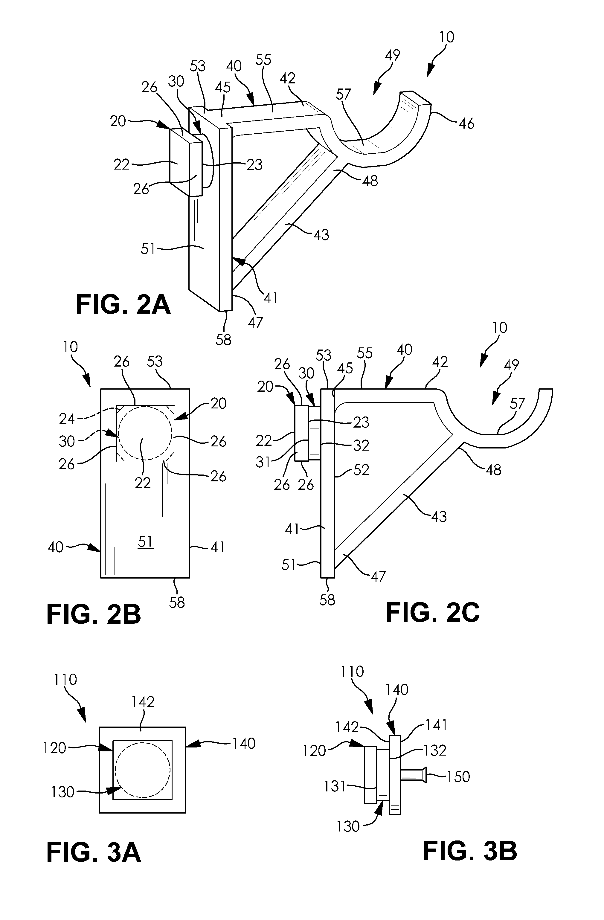 Removable hanging device