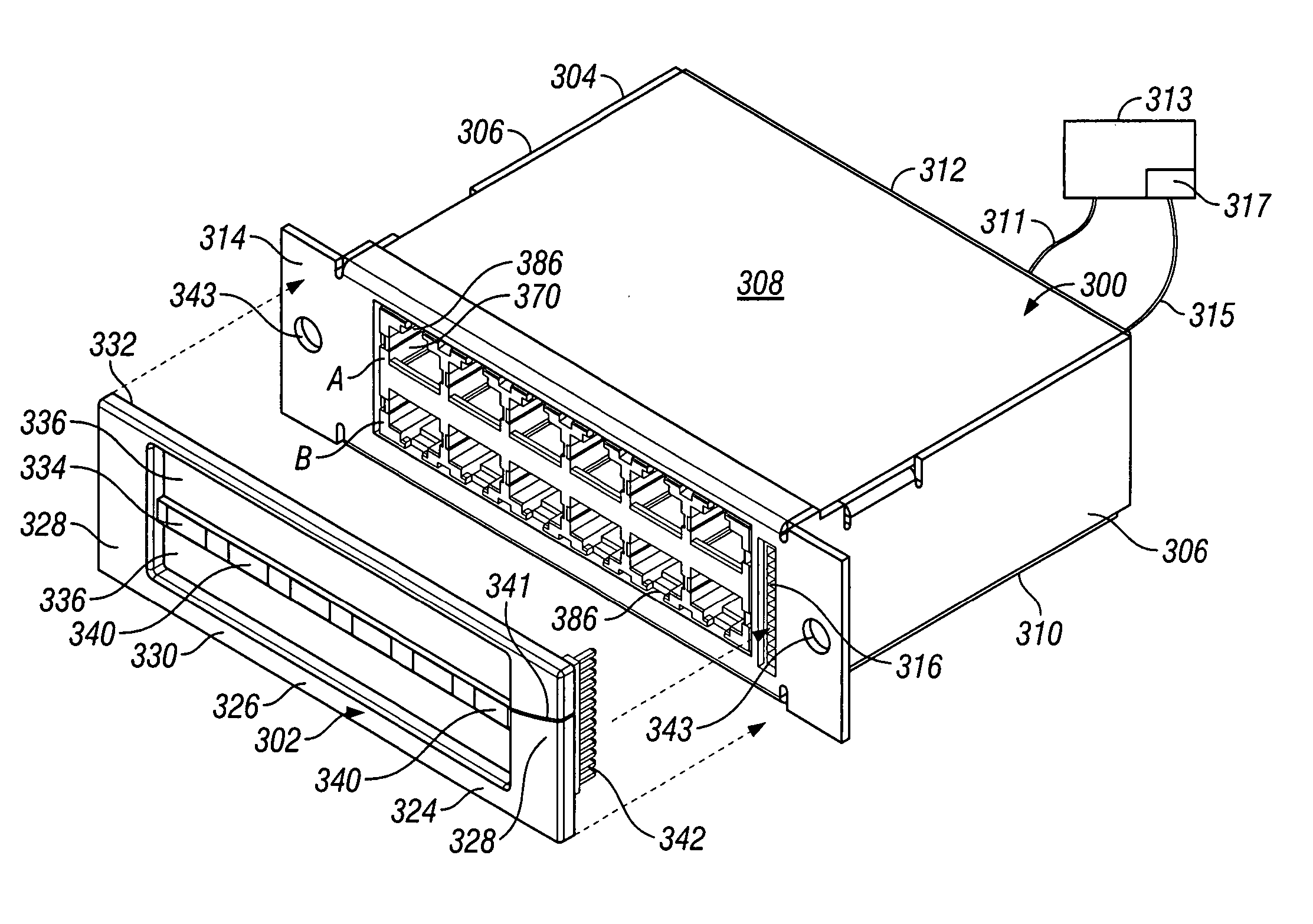 Network connection sensing assembly
