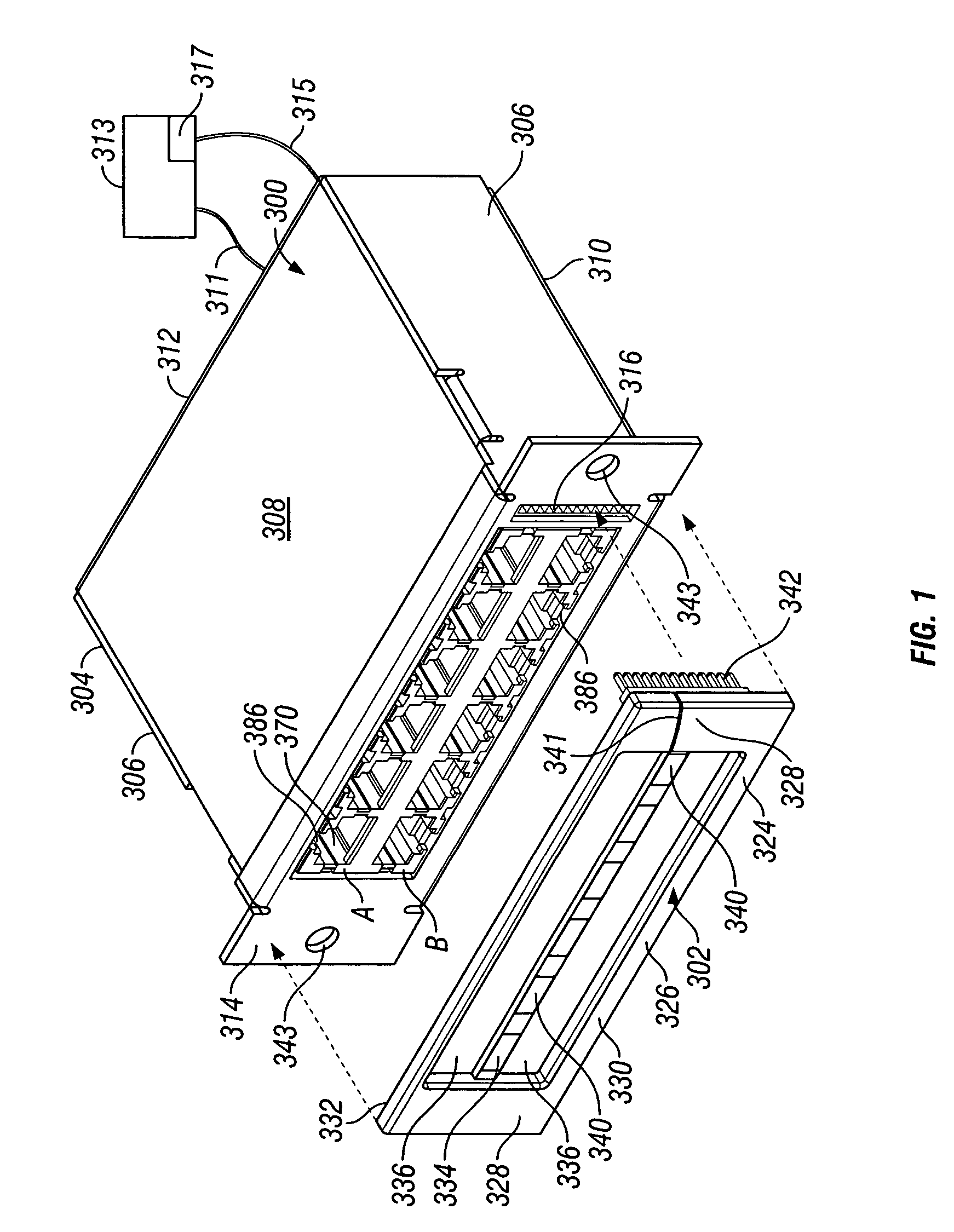 Network connection sensing assembly