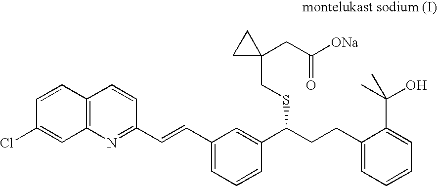 Process for preparing montelukast sodium containing controlled levels of impurities