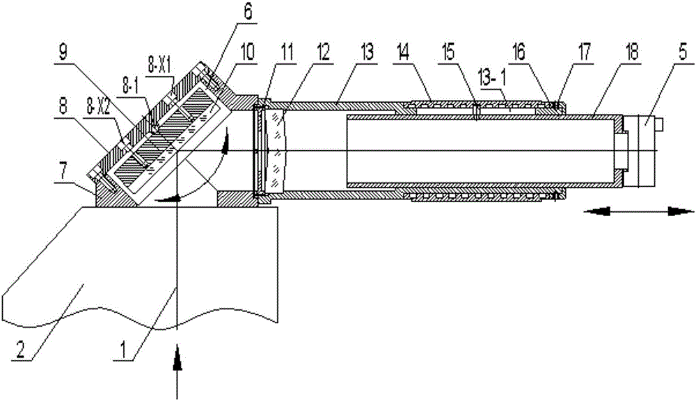 Lens-adjustable all-sealed optical system