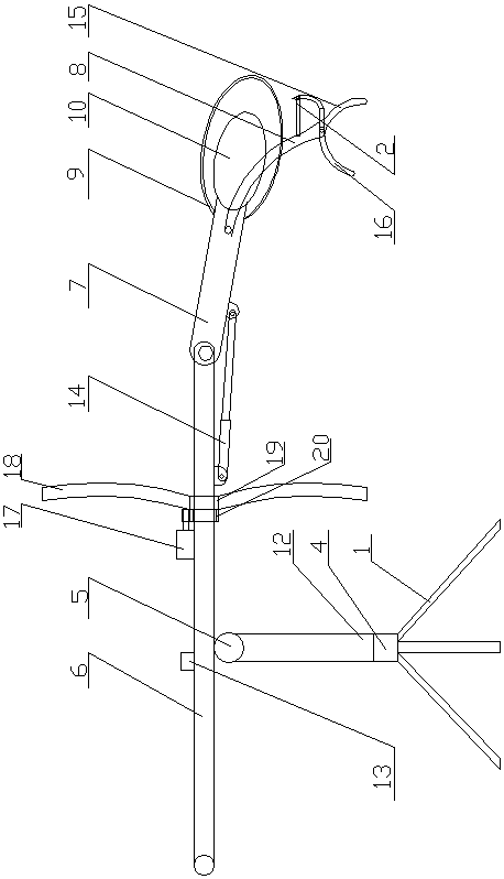 A power grid high-altitude regeneration obstacle cleaning device