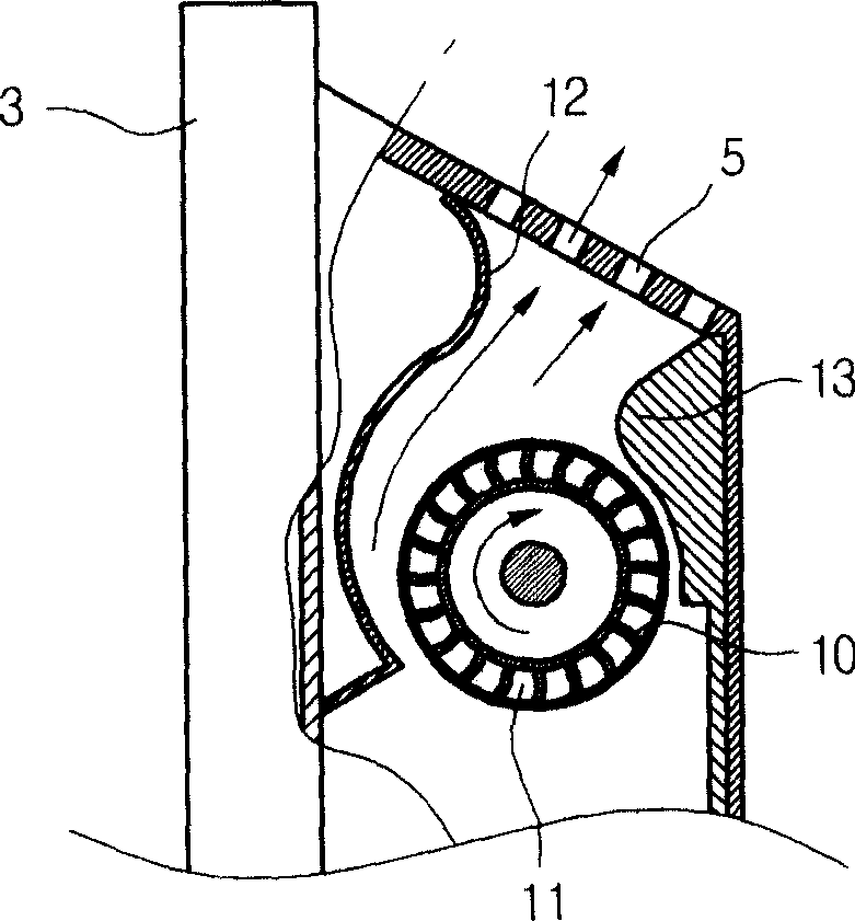 Planar display apparatus and installation device therefor