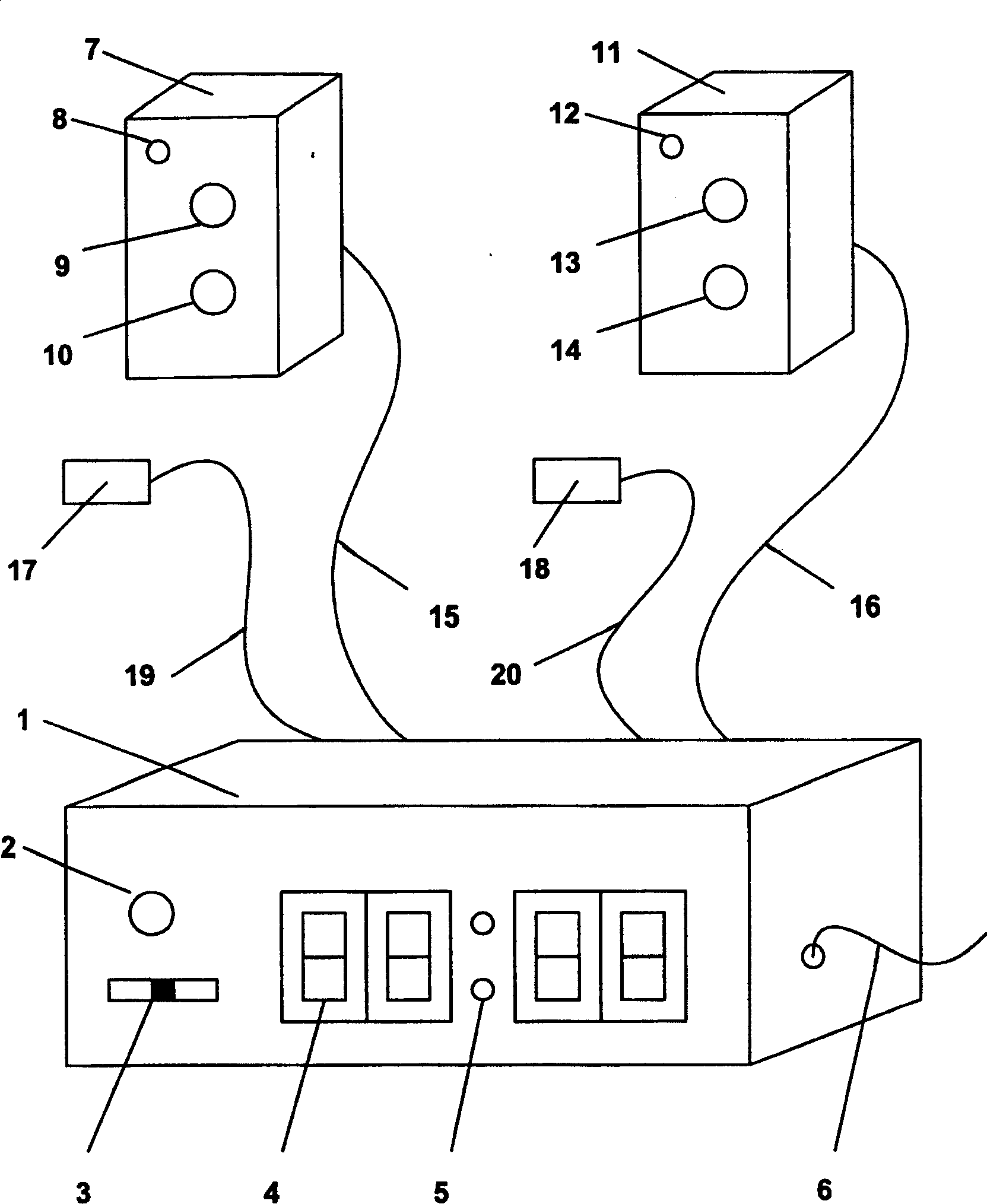 Public traffic passenger flow data real-time collecting system for GPS