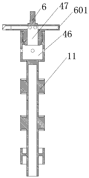 Two-dimensional primary and secondary compensation spray rotation steam pipe fast-switching device