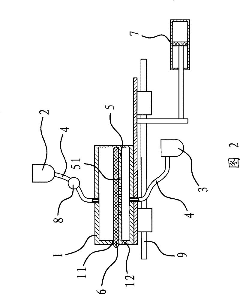 Mechanism for coating adhesive used for medical instrument assembling