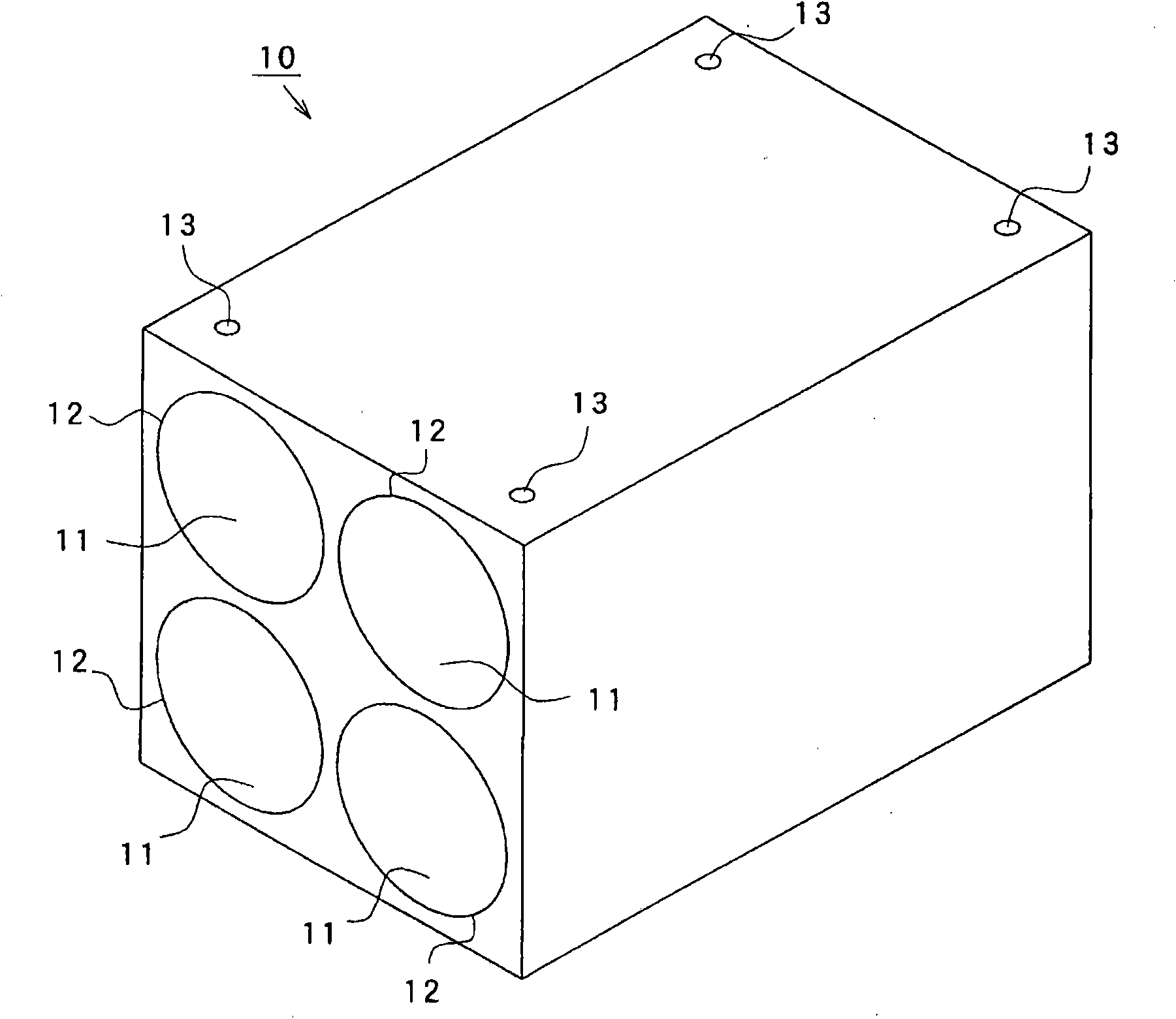 Magnetic field generating tool for active water, and fluid treating device using the tool