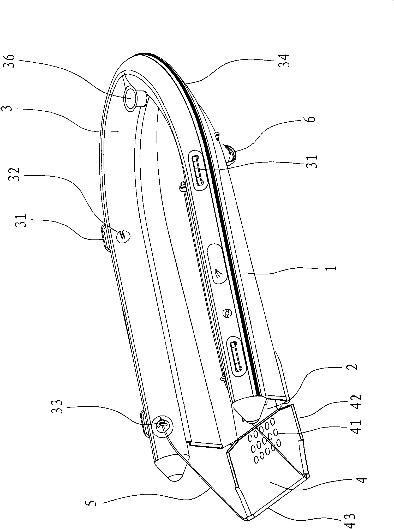 Small boat for fishing floating corpses