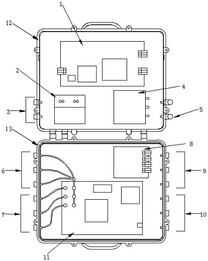 High-voltage cable state intelligent diagnosis and accurate positioning device