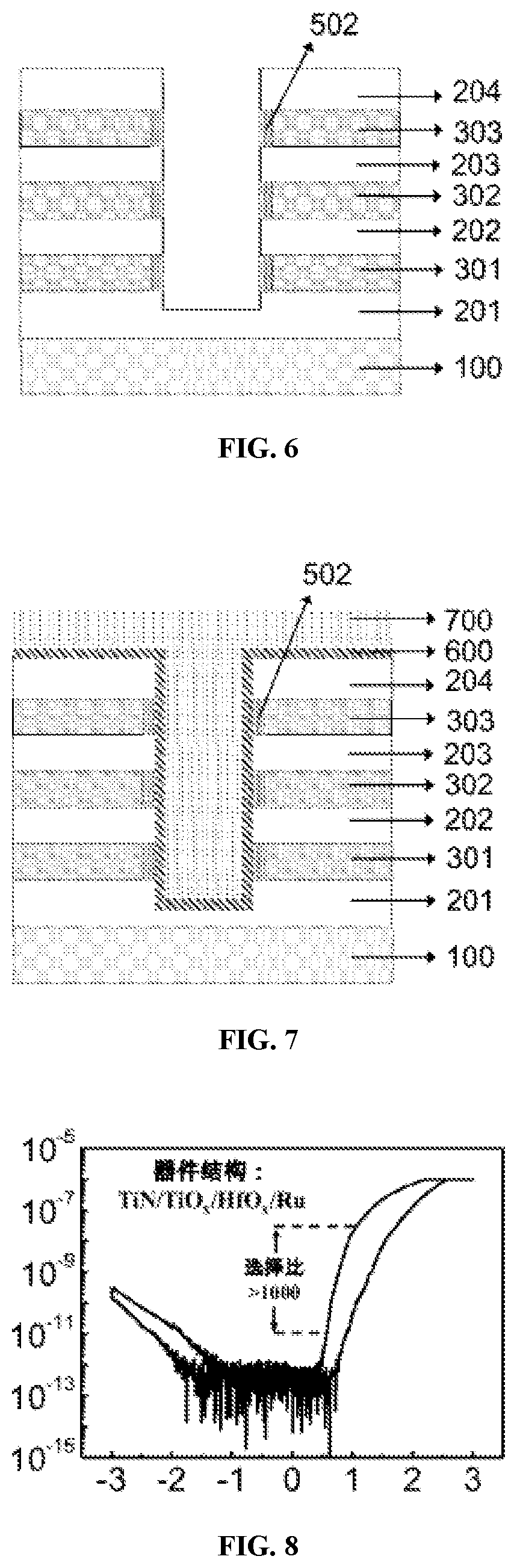 Self-gating resistive storage device having resistance transition layer in vertical trench in stacked structure of insulating dielectric layers and electrodes