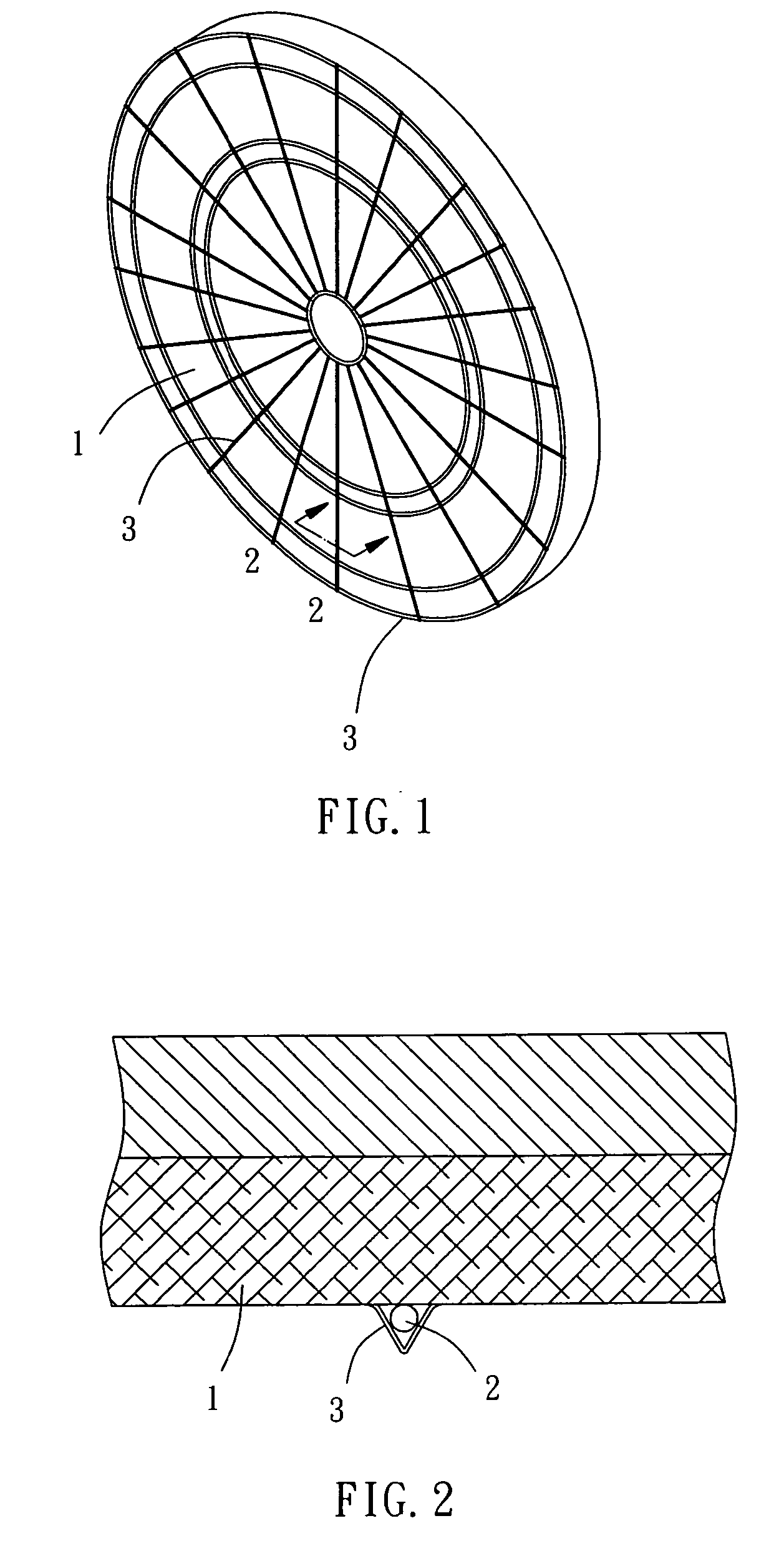 Print-type magnetic dartboard