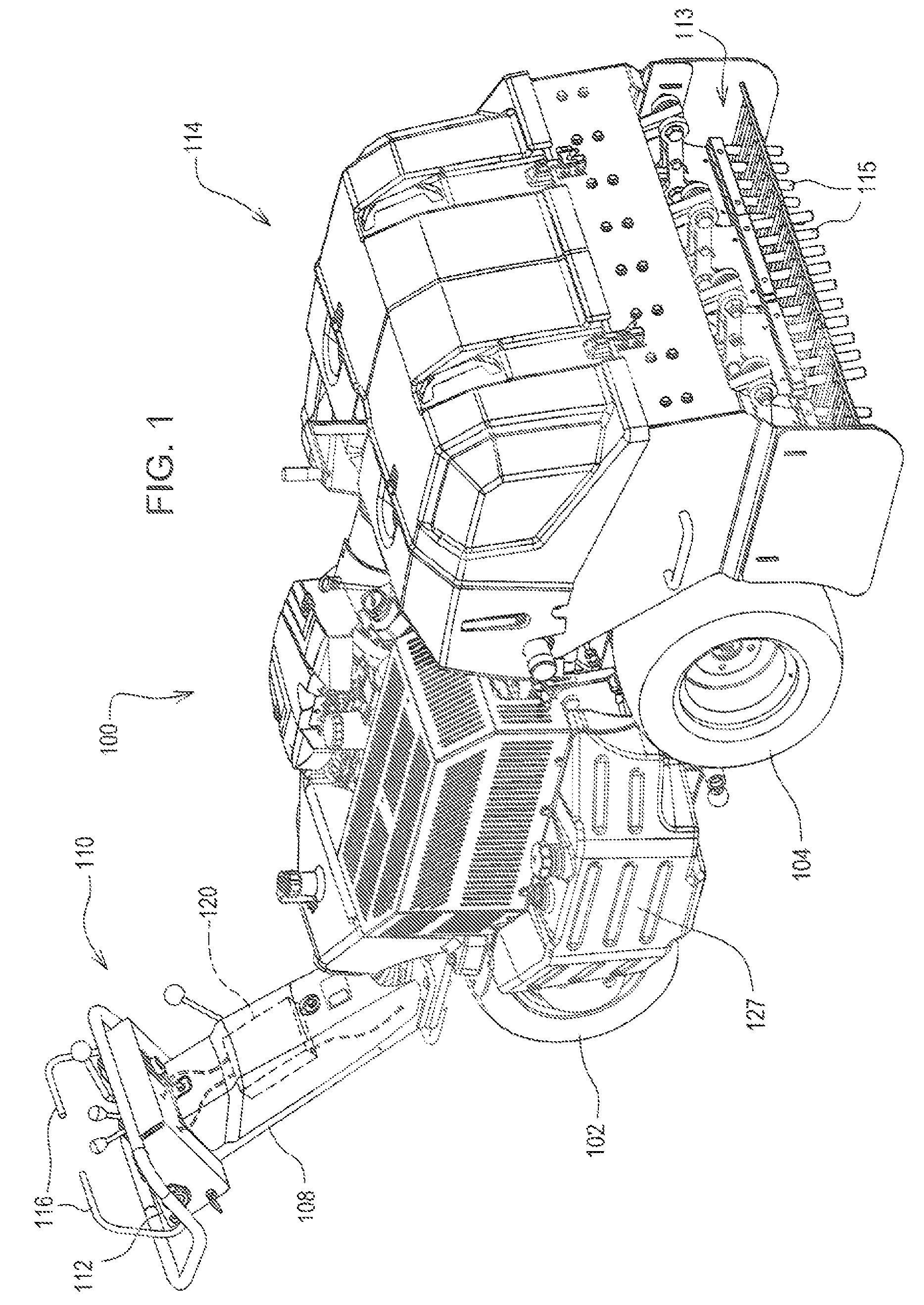 Aerator with low fuel level control