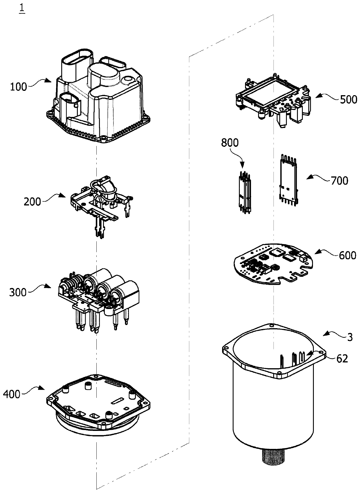 Controller and motor assembly comprising same