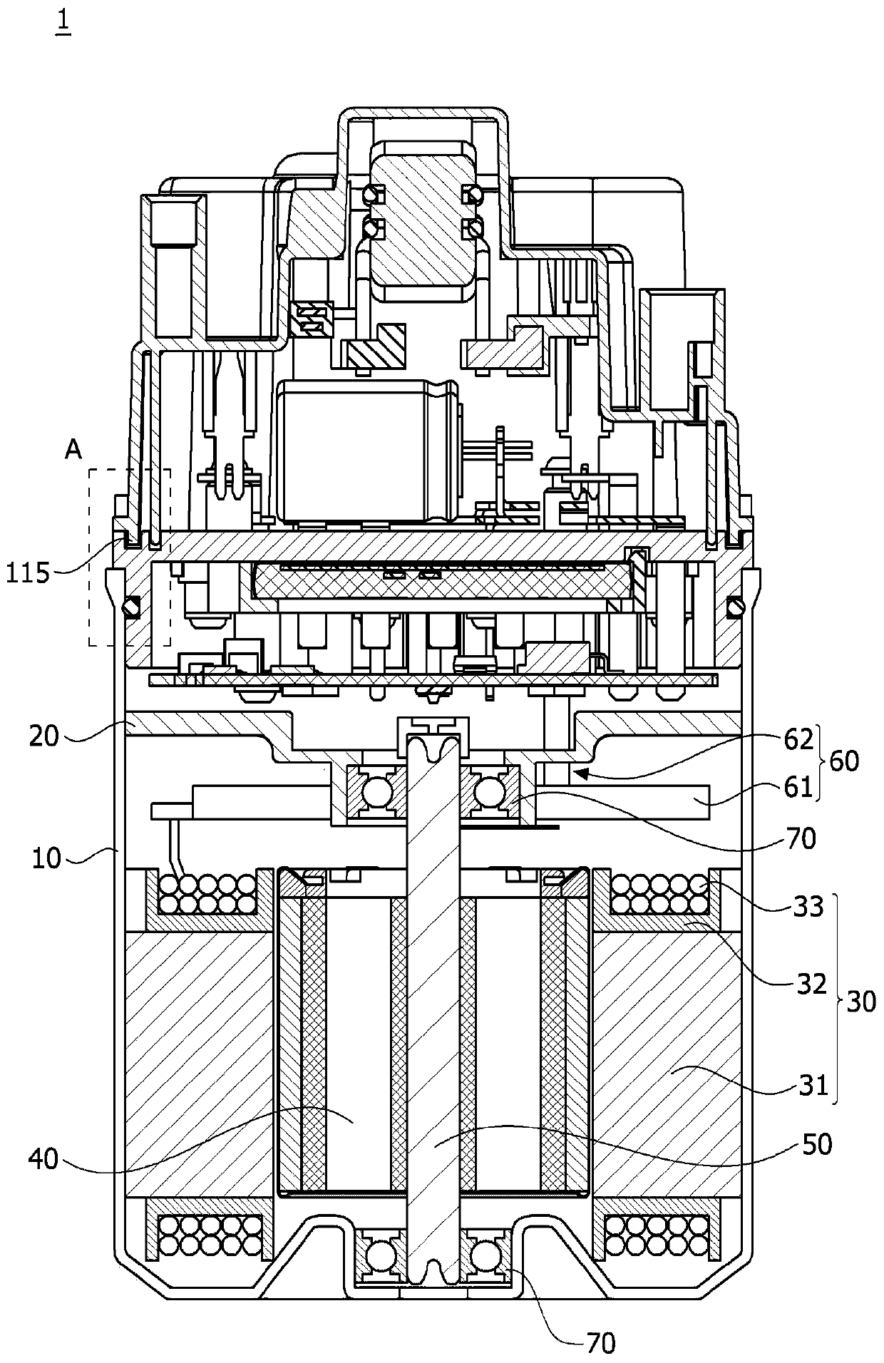 Controller and motor assembly comprising same