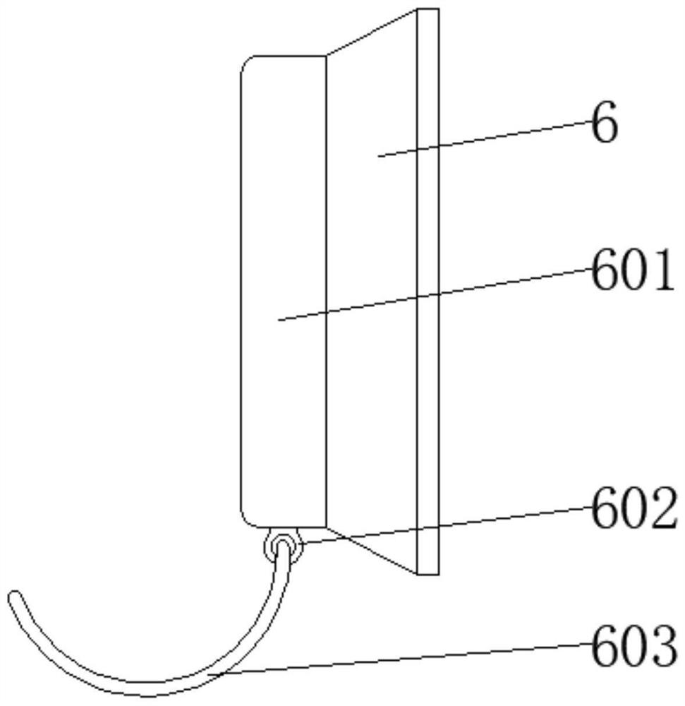 Probe structure of infrared forehead thermometer