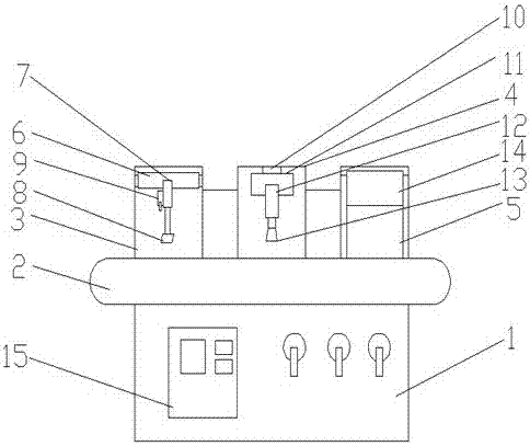 Flocking mechanism with material deburring and gelatinizing functions