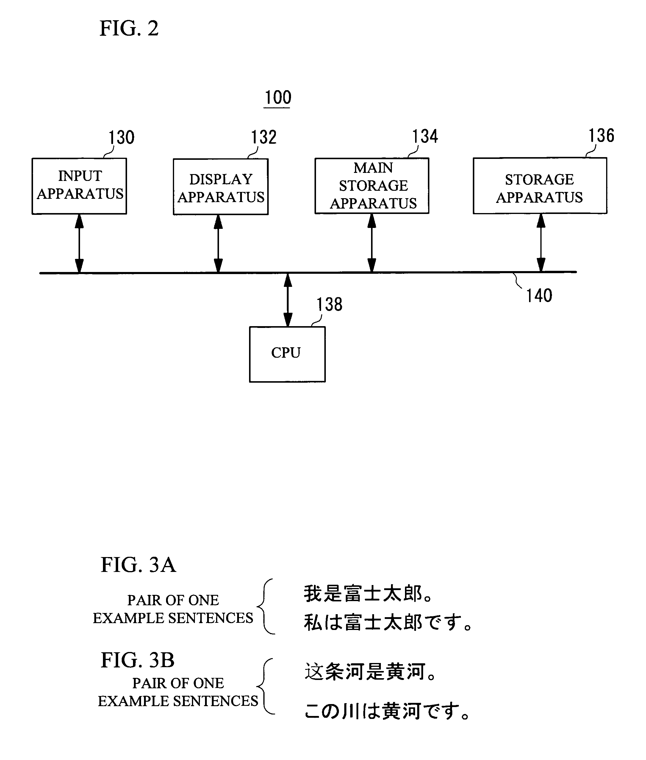 Word alignment apparatus, method, and program product, and example sentence bilingual dictionary