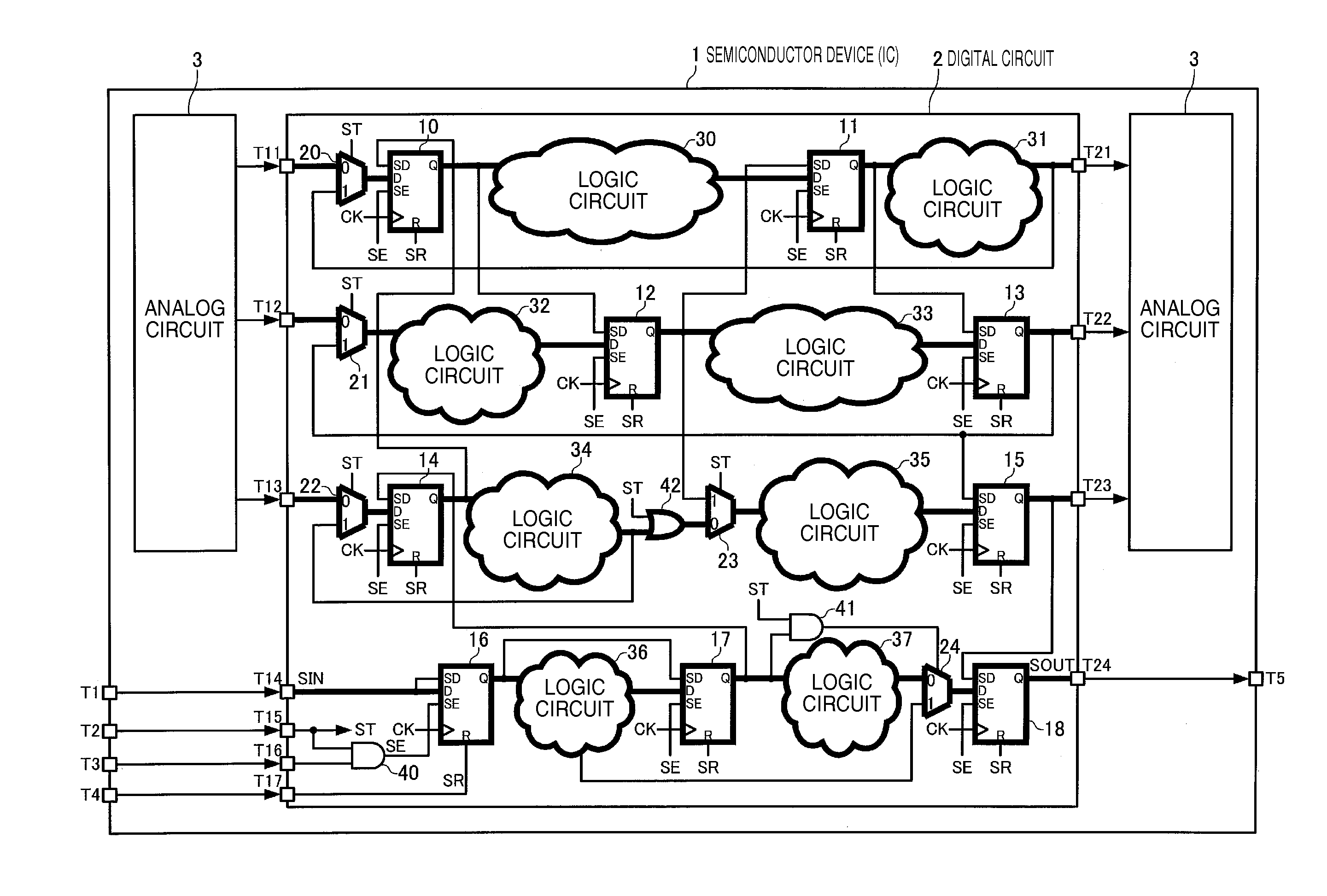 Semiconductor device, physical quantity sensor, electronic apparatus, and moving object