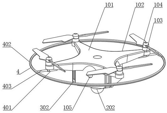 Obstacle alarm device for unmanned aerial vehicle