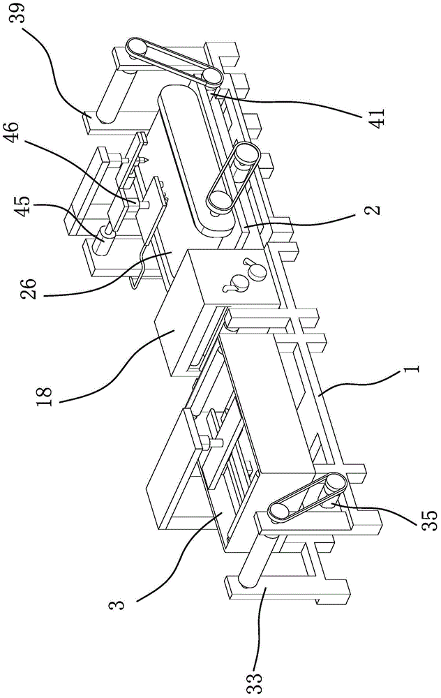 Dyeing device in denim fabric processing equipment