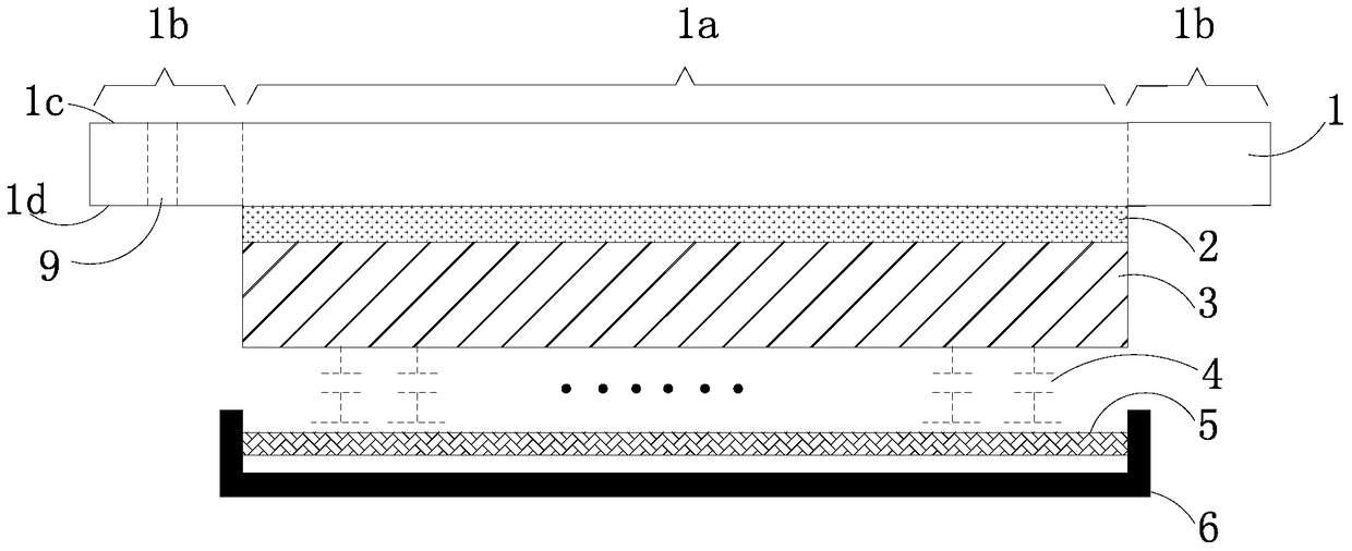 A panel with pressure sensing