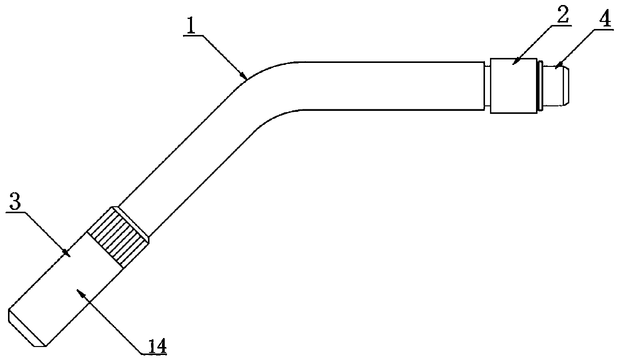 Gun barrel not prone to melt with contact tube