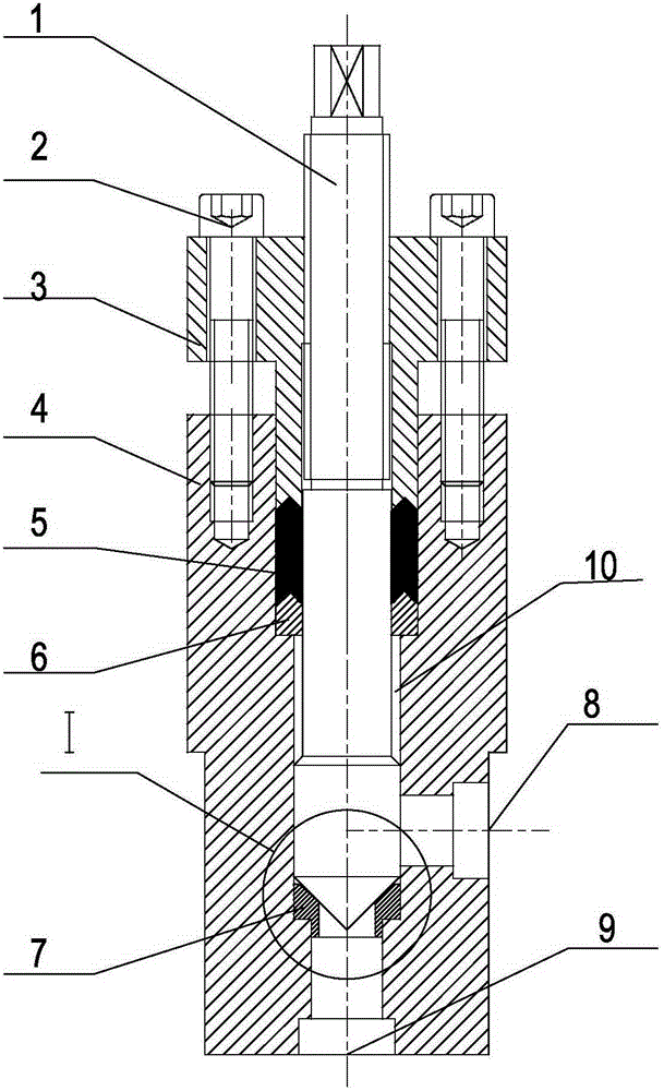 Check valve for chemical fiber spinning device