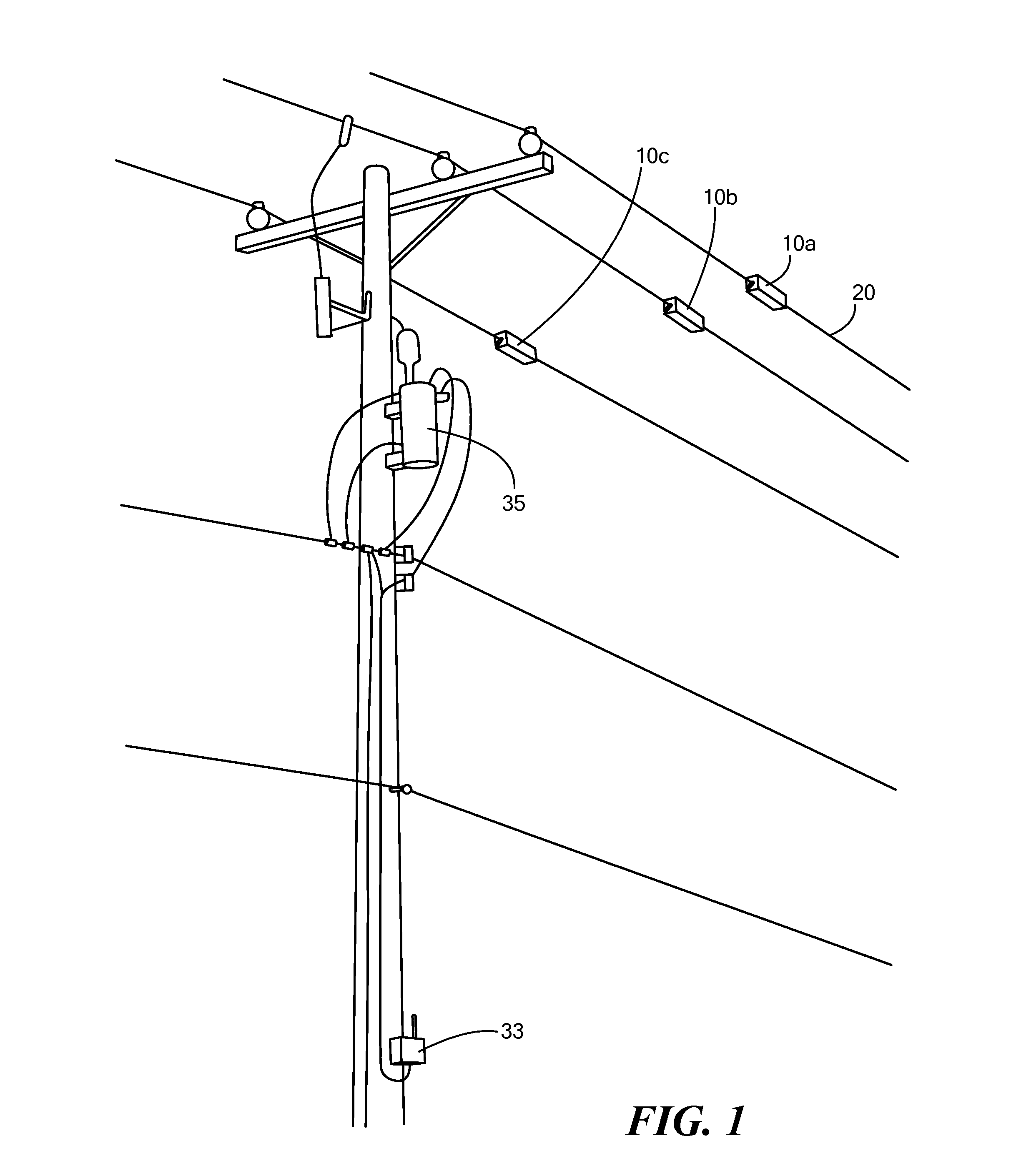 Weather resistant ungrounded power line sensor