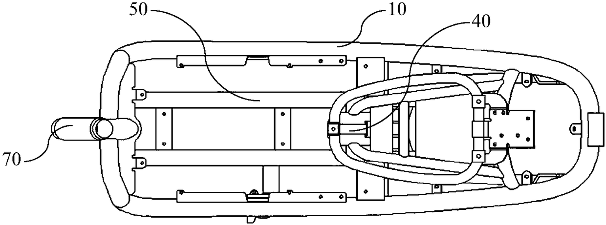 Electric bicycle frame and electric bicycle