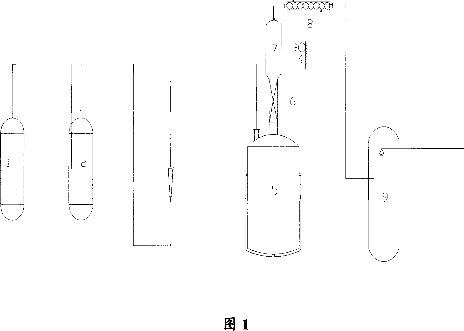 Method for producing trichloro-acetic chloride with by-product in organic acyloxy silicone hydride production process