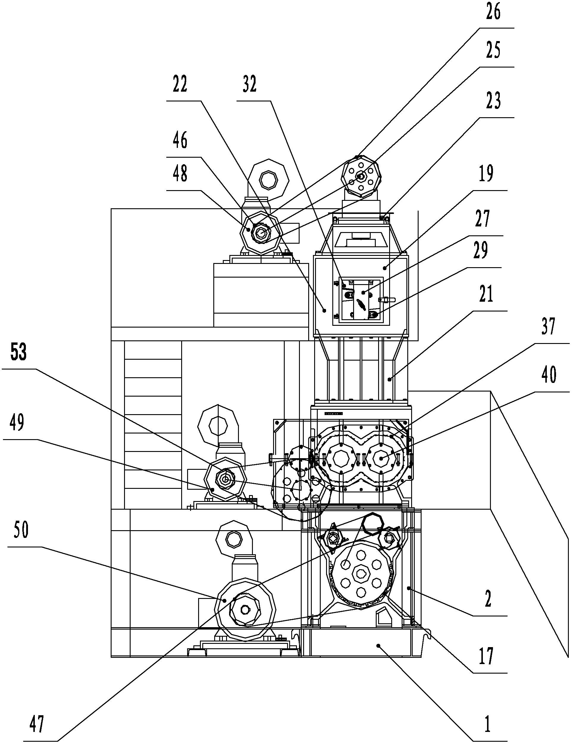 Novel terracotta extruding machine