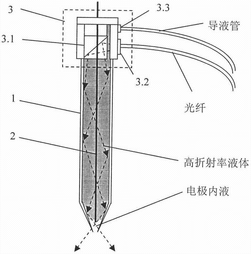 Patch Clamp Microelectrode and Holder for Coaxial Photoactivation