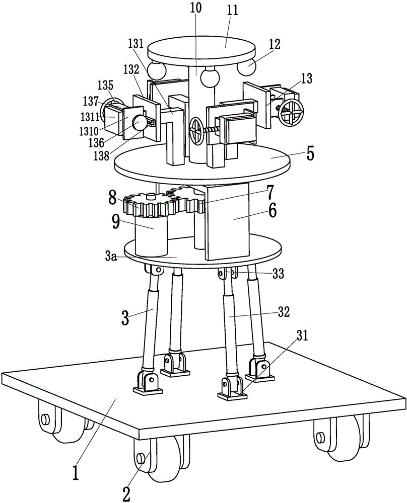 Electric automobile part display device