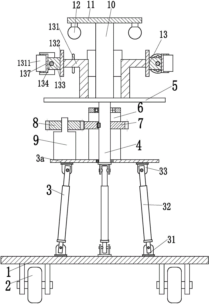 Electric automobile part display device