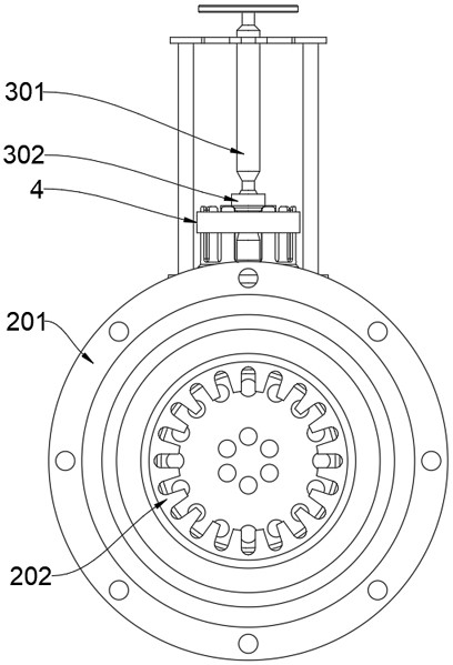 Anti-stamping type valve for agricultural irrigation