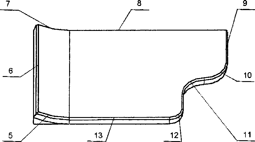Robot rolling hemming molding feature die covering a plurality of hemming methods