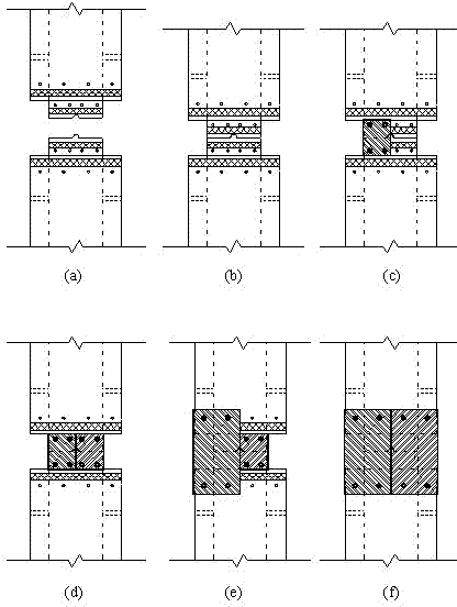 Dual-layer casing connecting section of overlong PCC (cast-in-place concrete large-diameter pipe) pile mould and dip mould connecting method